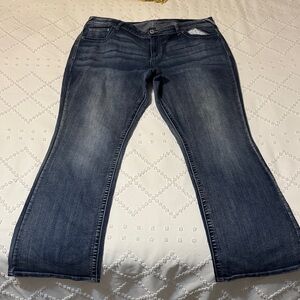 Maurices Dark Blue Boot Cut Jeans